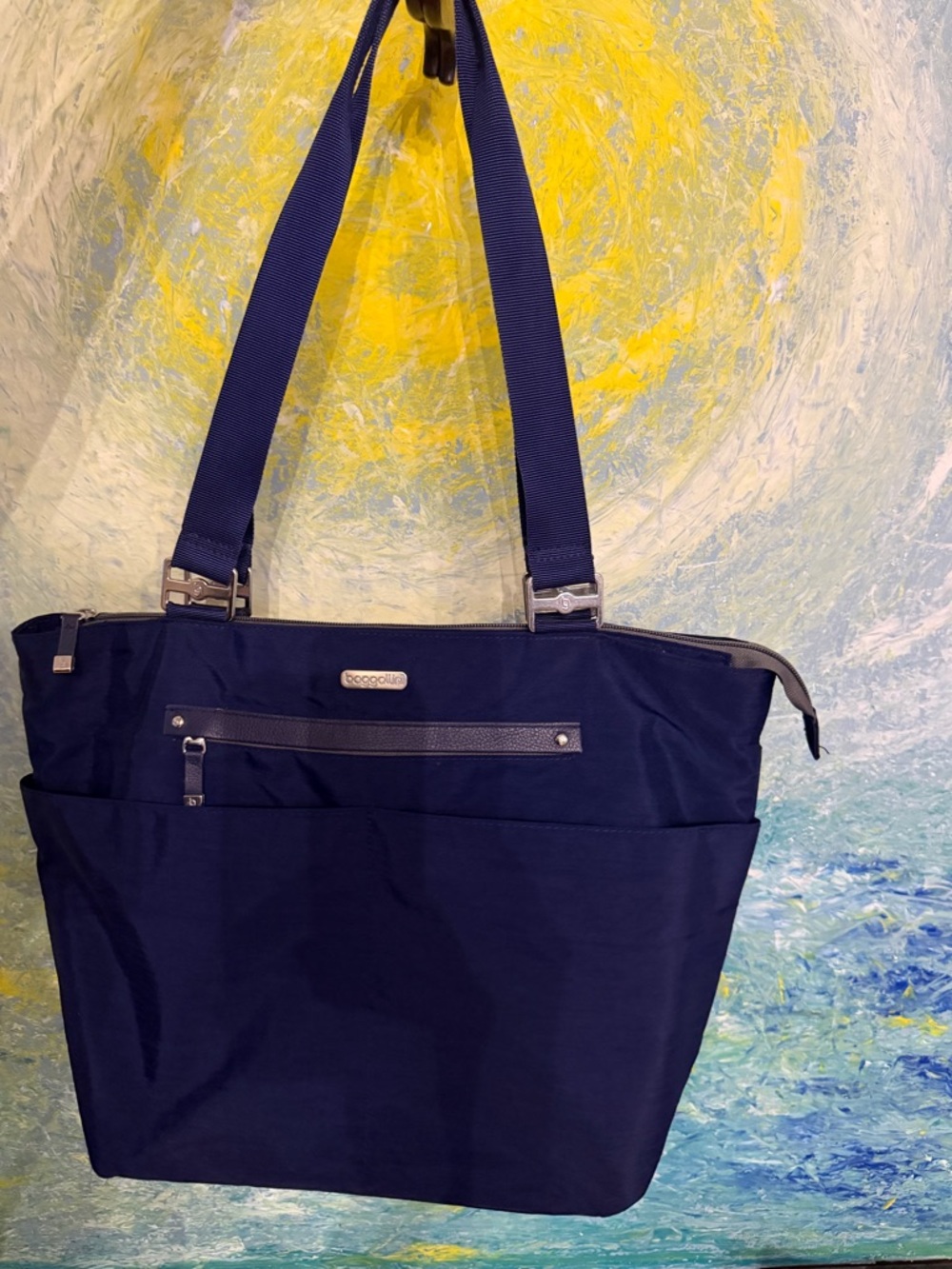 Baggallini Navy Blue Everyday Tote